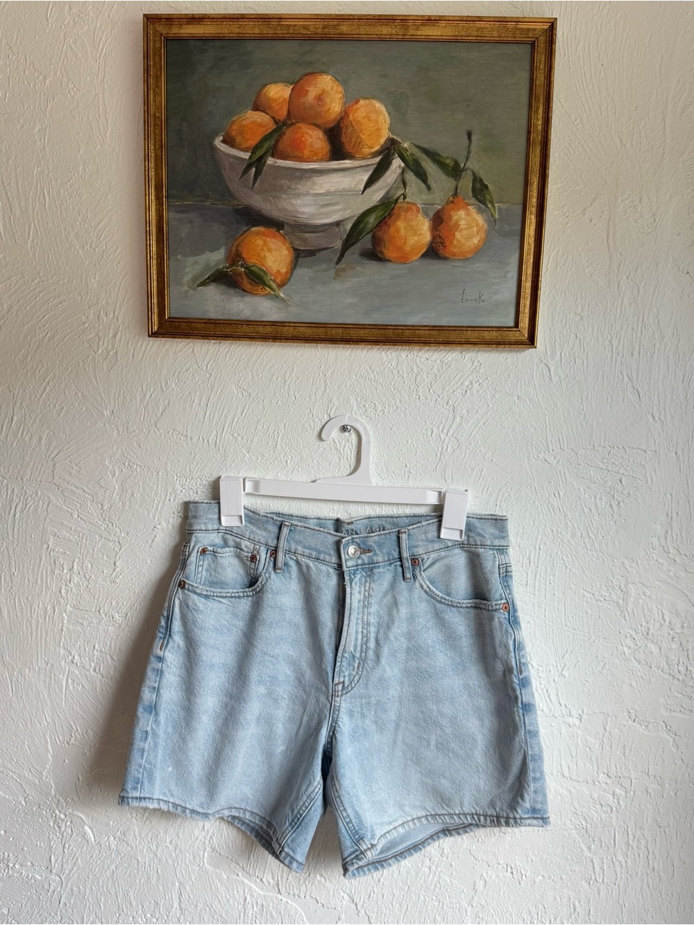 American Eagle Outfitters Light Blue Denim Shorts